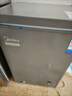 美的（Midea）100升冰柜家用零下40度超低温小型冷柜冷冻柜冷藏柜两用一级节能卧式冰箱BD/BC-100KEM(E)国家补贴 实拍图