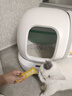 小佩智能自动猫砂盆全自动猫厕所MAX2 电动铲屎机 开放式一键换砂隔臭 实拍图