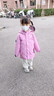 戴维贝拉（DAVE＆BELLA）儿童羽绒服冬装男童女童加厚外套宝宝红色年服童装 实拍图