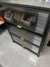 七序厨房置物架落地多层防尘收纳柜家用微波炉烤箱储物柜碗柜餐边柜 【特厚】二门三层长50宽32高80 实拍图