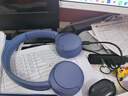 索尼（SONY）WH-CH520 舒适高效无线头戴式蓝牙耳机 舒适佩戴 音乐耳机 蓝色 新年礼物 元旦 实拍图