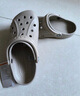 卡骆驰（CROCS）洞洞鞋贝雅男鞋女鞋轻便耐磨一脚蹬拖鞋休闲鞋|10126 卵石色-2V3 36 /37(220mm) 实拍图
