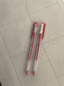 uni三菱 uni-ball UM-100红笔中性笔高颜值0.5mm红色签字笔商务学生考试刷题专用水笔水性笔 3支 实拍图