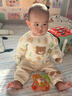 欢喜小熊婴儿保暖内衣冬季套装女宝宝衣服男童秋冬季三保暖分体套装 实拍图