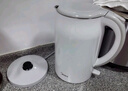 美的（Midea）电热水壶食品级316L不锈钢双层无缝一体内胆防烫烧水壶 1.7L自动智能断电SH17M301PRO 实拍图