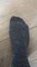 猫人棉袜男士袜子男纯棉100%秋冬中筒袜男袜吸汗透气商务3黑2深灰 实拍图