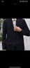 海澜之家（HLA）西服套装男春秋新轻商务经典系列西装套装 黑色02【西服+西裤】 【预订】 L 175/96B推荐138~150斤 晒单实拍图