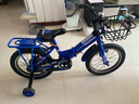 凤凰（Phoenix）儿童自行车宝宝脚踏车儿童折叠自行车4-8岁童车 陆寻  蓝色 16寸 实拍图