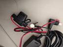 梅萨斯行车记录仪降压线 接保险盒取电器电源线12V24V转5V3A停车监控线 【Mini T型旋转弯头】-单线 实拍图