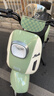 绿源（Luyuan）电动摩托车  【向往的生活推荐】M7UMODA10【续74公里-60V20AH-5块铅酸电池-1000W】家用代步车绿 实拍图