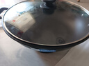 扬子电炒锅多功能家用铸铁电热锅电炒菜锅煎炒煮一体电饭锅电煮锅插电锅1-10人 经典款：四灯铸铁锅 40CM无蒸笼【加厚加深】 实拍图