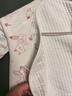 童泰新生婴儿连体衣秋冬季保暖宝宝衣服初生儿纯棉蝴蝶哈衣 粉色 66cm 实拍图