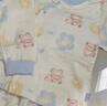优奇新生婴儿分体套装纯棉宝宝秋衣秋裤初生儿两件套满月服婴儿睡衣 实拍图