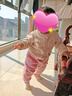 巴拉巴拉童装儿童长裤男童女童摇粒绒裤子2024冬装束脚休闲裤208424108228 实拍图