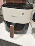美的（Midea）空气炸锅免翻面 5.3LAI智能烹饪蒸汽嫩炸 空气炸锅蒸烤一体 可视大视窗  家用大容量 MF-KZC5388 实拍图