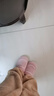 京东京造家居包脚棉拖鞋轻简毛绒保暖包跟棉拖鞋女款 花簇粉38-39 JZ-3222 实拍图