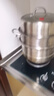 康巴赫304不锈钢三层蒸锅蒸笼复底大汤蒸锅多功能锅具30cm燃气灶通用 实拍图
