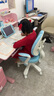 享学儿童学习椅儿童座椅写字学习椅可调节升降追背正姿学生椅 XC501蓝 实拍图