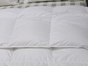 源生活防钻绒 100%白鸭毛羽毛被芯 双人秋冬被子 7斤 200*230cm 白色 实拍图