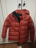 保姆鹅  【风墙】儿童羽绒服宝宝中长款护脸加厚外套保暖童装[NG2664] 中国红 140 实拍图