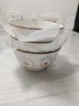 陶瓷碗家用喜庆乔迁新居碗碟餐具套装岁月静好饭碗 岁月静好3碗 实拍图
