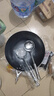 京严炒锅章丘款铁锅家用无涂层不粘锅老式平底炒菜锅燃气电磁炉专用锅 【高纯精铁丨0涂层】平底煎锅带盖 30cm 无涂层丨三倍防锈丨30天免费试用 实拍图