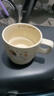 网红新款叠叠马克杯宿舍家用可爱狗陶瓷杯水杯礼物茶杯咖啡杯 奶油色 1个 280ml 奶白礼帽小狗叠叠杯【无盒装】 实拍图