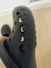 卡骆驰（CROCS）洞洞鞋贝雅男鞋女鞋轻便耐磨一脚蹬拖鞋休闲鞋|10126 黑色-001 41 /42(260mm) 实拍图