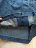 牛仔工作服套装男劳保服纯棉耐磨弹力防烫焊工工装抗火花电焊春秋 加厚拉链（上衣） 3XL /185【165斤-180斤】 实拍图