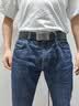 ELLE HOMME法国品牌皮带真皮自动扣本命年红腰带男士生日礼物送男友老公 【橙色礼盒】902179E/质感枪色/本命年红带身 115cm -130cm（默认发可修剪） 实拍图
