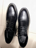 戈耐男士内增高男鞋正装皮鞋男商务休闲鞋真皮增高鞋男英伦德比鞋子男 黑色【增高 8cm】真牛皮 四季款 43 码(265MM) 实拍图