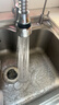 厨房不锈钢水龙头花洒节水器加长旋转防溅喷头喷雾延伸器起泡器 轻松防溅水：万向旋转长款-2个装 实拍图