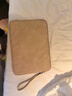 绿联电脑内胆包收纳13.3英寸笔记本平板电脑保护套适配于苹果MacBook Air/Pro华为联想小新【暖杏色】 实拍图