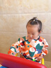 葆氏宝宝长袖罩衣防水隔脏围兜儿童绘画画衣服反穿男女幼儿园美术围裙 实拍图