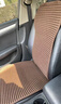 车优友 汽车坐垫小蛮腰四季通用带靠背荞麦壳夏座垫 免捆绑透气车座椅垫 【坐垫1片+靠背1片】咖色 本款适用99%车型-下单备注车型 实拍图
