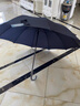 天堂 加大雨伞长柄 半自动超大10骨加固商务伞  夜空蓝  实拍图