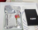 ZIPPO打火机之宝防风煤油 塑封玫瑰 生日礼物送老公送男友 单机礼盒 实拍图