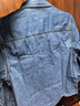 优衣库女装牛仔工装衬衫/长袖水洗产品外套通勤休闲480004 67 海蓝色 2XL 实拍图