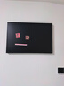 OIMG磁吸黑板电表箱遮丑神器配电箱遮挡装饰画免打孔新款冰箱贴展示板 双边框款【带液压杆*可掀开】＋磁条 铝合金60x40内径55*35（不含装饰） 实拍图