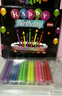 光多拉彩色火焰生日蜡烛男女孩儿童生日气氛场景布置装饰蛋糕蜡烛插件 实拍图