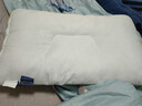 雅鹿乳胶枕头颈椎枕成人睡觉专用抗菌单人学生宿舍整头护颈枕芯一对装 升级款-深睡舱-橙边【高回弹】 48*74cm【一对装】 实拍图