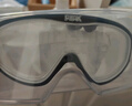 匹克成人游泳镜男女高清防雾防水大框一体专业潜水游泳眼镜透明黑色 实拍图