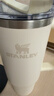 STANLEY保温杯水杯巨无霸吸管杯保温保冷车载家居办公大容量杯子新年礼物 【热卖TOP2】米白- 887ml 实拍图