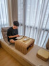 奇思妙想飘窗垫子定制高端窗台阳台坐垫可睡觉主卧室四季通用榻榻米可拆洗 【定制专拍】高端飘窗3E椰棕芯/每平方 标准款 实拍图