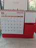 嘉然恒台历2026年红色收纳创意笔筒线圈日历书写打卡计划本2025月历办公桌面摆件 马到成功 实拍图