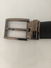 七匹狼皮带男士真牛皮裤腰带针扣简约百搭生日礼物送男友老公送爸爸 实拍图
