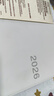 MUJIPVC封面月周记笔记本/2025年12月开始 本子 日记本 记事本 日程本 88张/灰白色/B6横款 实拍图