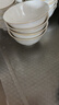 浩雅景德镇陶瓷餐具陶瓷碗饭碗高颜值家用花仙子4.5英寸高脚碗10个装 实拍图