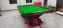 【包邮包安装】毒牙新款台球桌标准中式黑八球桌高端赛级专用球桌 9尺 木库-豪配升级【苍穹绿】 晒单实拍图