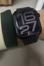 Apple/苹果 Watch Series 10 智能手表GPS款46毫米亮黑色铝金属表壳黑色运动型表带M/L MX273CH/B 实拍图